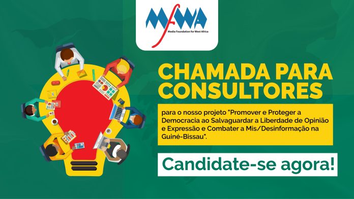 Chamada para Consultores: Revisão, atualização, produção e difusão do código deontológico dos meios de comunicação social na Guiné-Bissau