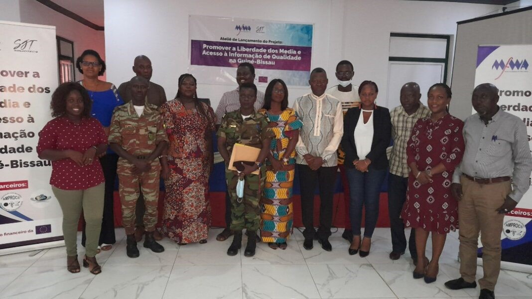130 Atores do Estado e da mídia na Guiné-Bissau se beneficiarão da mídia e treinamento em liberdade de expressão