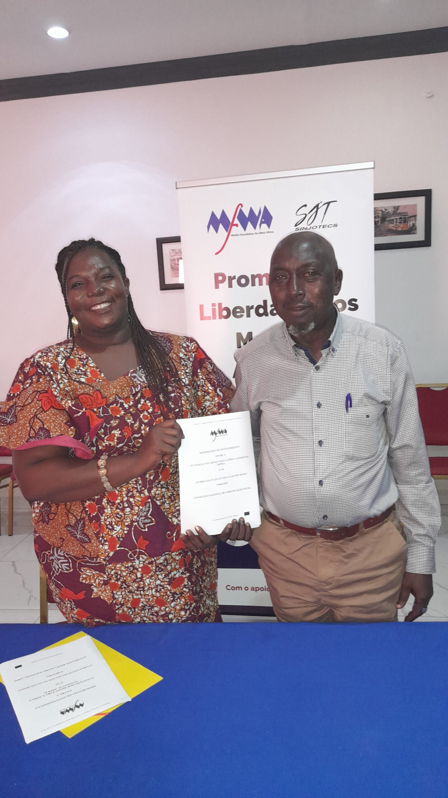 MFWA, assina memorando com o Conselho Nacional de Comunicação Social da Guiné-Bissau MFWA, assina memorando com o Conselho Nacional de Comunicação Social da Guiné-Bissau