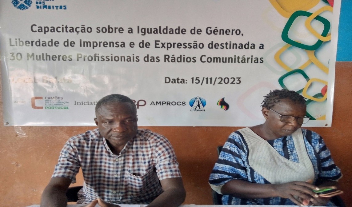 FORMAÇÃO SOBRE IGUALDADE DE GÉNERO, LIBERDADE DE IMPRENSA E DE EXPRESSÃO
