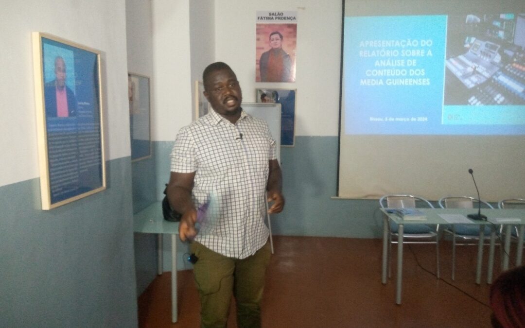 PRESENTATION OF THE REPORT ON THE MONITORING OF CONTENT PRODUCED BY GUINEAN MEDIA OUTLETS