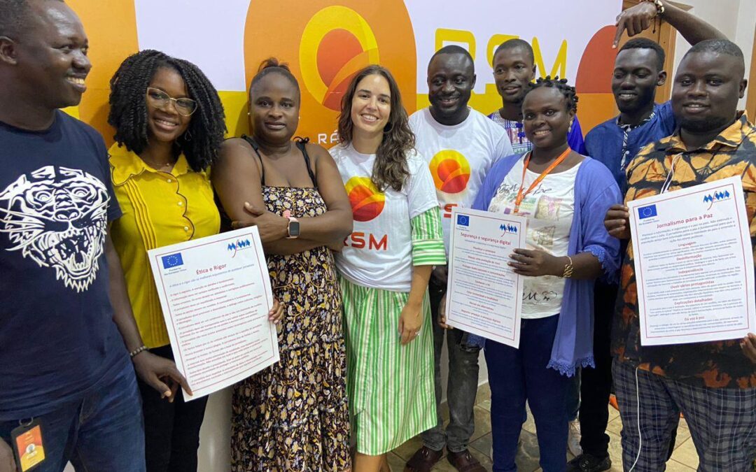 Our Impact: Leading Media Organizations in Guinea-Bissau Use New Skills Learned for Their Work